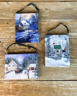 Decorator's Warehouse Canvas-Winter’s Night Assortment > Fun Gifts|Christmas Decor