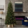 Decorator's Warehouse 7.5' Canyon Ranch Fir Tree with 380 Warm White LED Lights > Green|Christmas Trees