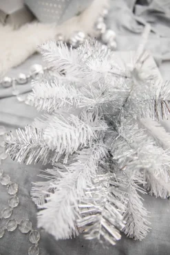 Decorator's Warehouse 21” Caprico PVC Spray - Silver & White > White Christmas|Christmas Sprays