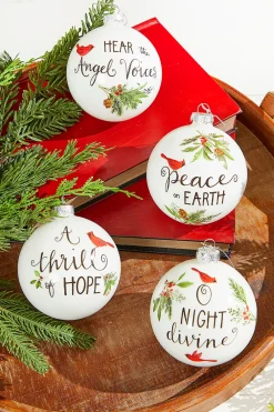 Decorator's Warehouse 4" Cardinal Chorus Ornament > Cardinal|Christmas Decor
