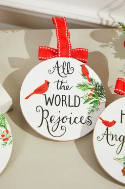 Decorator's Warehouse Cardinal Chorus Ornament - Assortment of 5 > Christmas Ornaments|Cardinal
