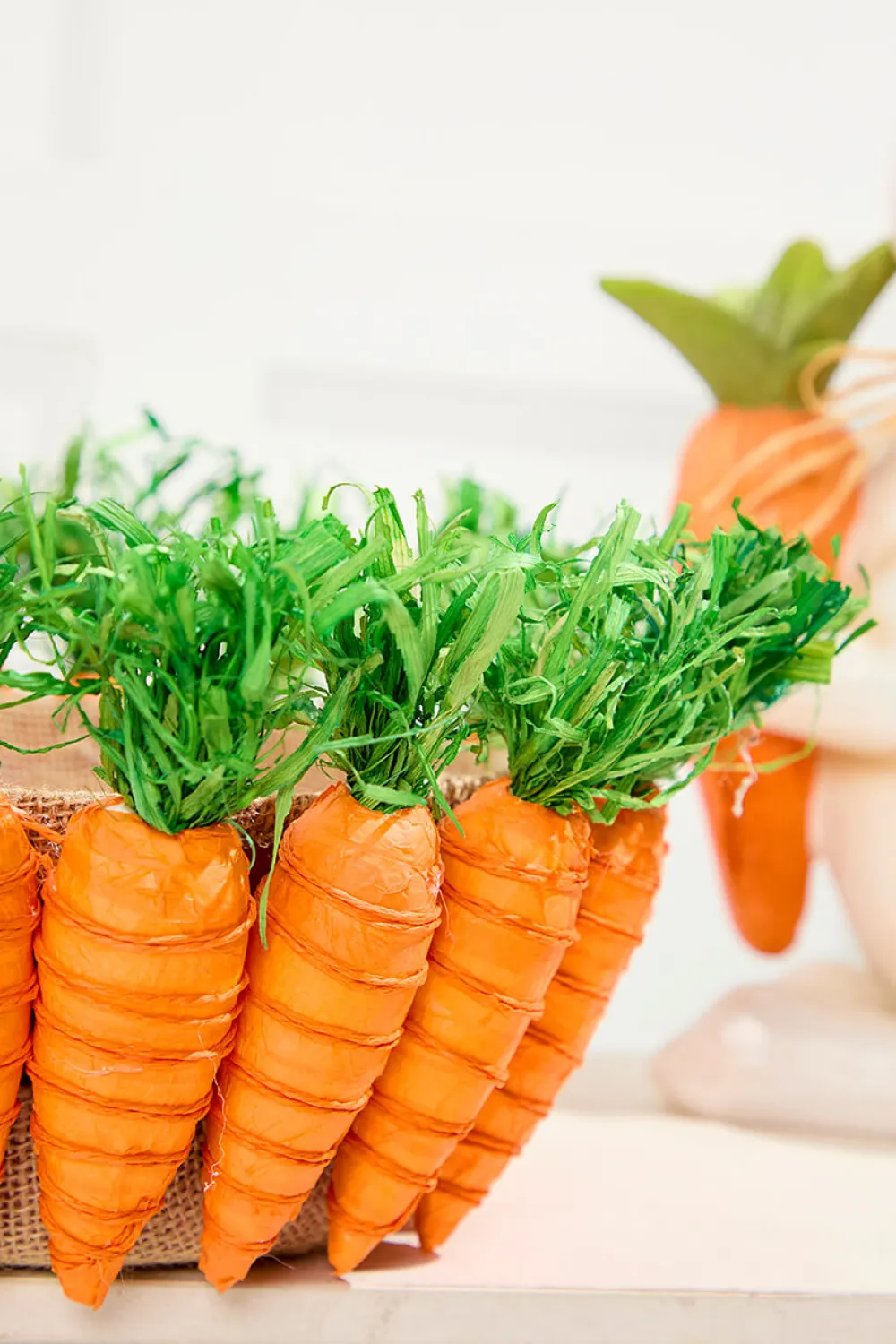 Decorator's Warehouse 10" Carrot Basket - Small > Easter Decor|Easter Decor