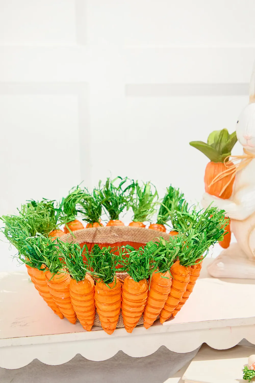 Decorator's Warehouse 10" Carrot Basket - Small > Easter Decor|Easter Decor