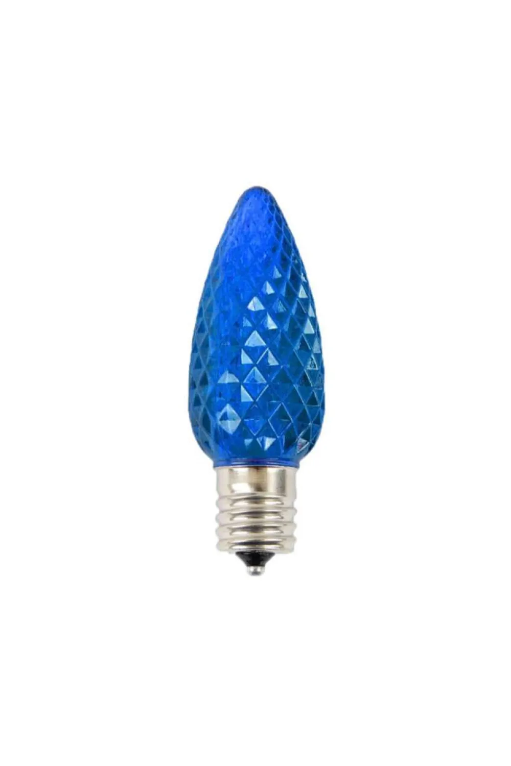 Decorator's Warehouse Case - Blue C9 Wonderful Faceted (500pcs) > C9 Bulbs|Christmas Decor