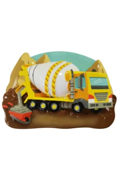 Decorator's Warehouse 3.5" Cement Truck Customizable Ornament > Christmas Ornaments|Christmas Decor