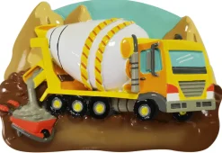 Decorator's Warehouse 3.5" Cement Truck Customizable Ornament > Christmas Ornaments|Christmas Decor