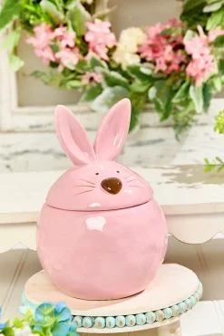 Decorator's Warehouse 8" Ceramic Bunny Cookie Jar > Easter Table Decor|Easter Decor