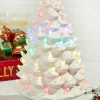 Decorator's Warehouse 24" Ceramic Nostalgic RGB Tree - White > Vintage Christmas Lights|Tabletop & Accent Trees