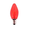 Decorator's Warehouse C9 Filament Bulb (25 bulbs/box) - Red > Vintage Christmas Lights|C9 Bulbs