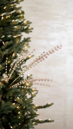 Decorator's Warehouse 33” Champagne Glitter Ball Spray > Gold & Champagne|Natural Elegance