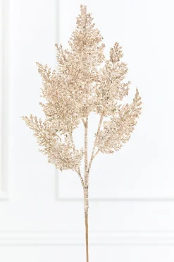 Decorator's Warehouse 31" Champagne Glitter Cedar Spray > Christmas Sprays|Christmas Decor