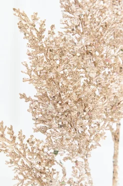 Decorator's Warehouse 31" Champagne Glitter Cedar Spray > Christmas Sprays|Christmas Decor