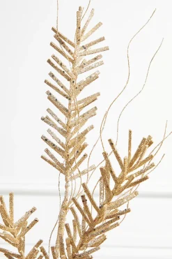 Decorator's Warehouse 30” Champagne Glitter Sequin Pine Spray > Christmas Sale|Christmas Sprays