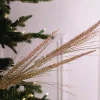 Decorator's Warehouse 34” Champagne Glitter Triple Spike Grass Spray > Gold & Champagne|Natural Elegance