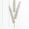 Decorator's Warehouse 34.5” Champagne Jeweled Glitter Fern Spray > Christmas Sprays|Christmas Decor