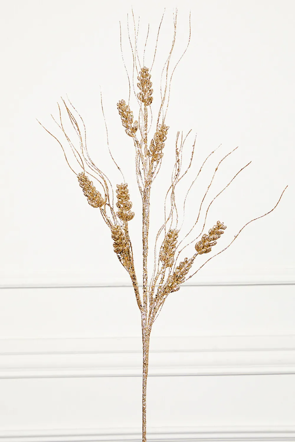 Decorator's Warehouse 36.5" Champagne with Glitter Grass Spray > Christmas Sprays|Christmas Decor