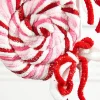 Decorator's Warehouse 21" Chenille Glitter Lollipop Spray - Red/Pink/White > Santa'S Sweet Shoppe|Christmas Sprays