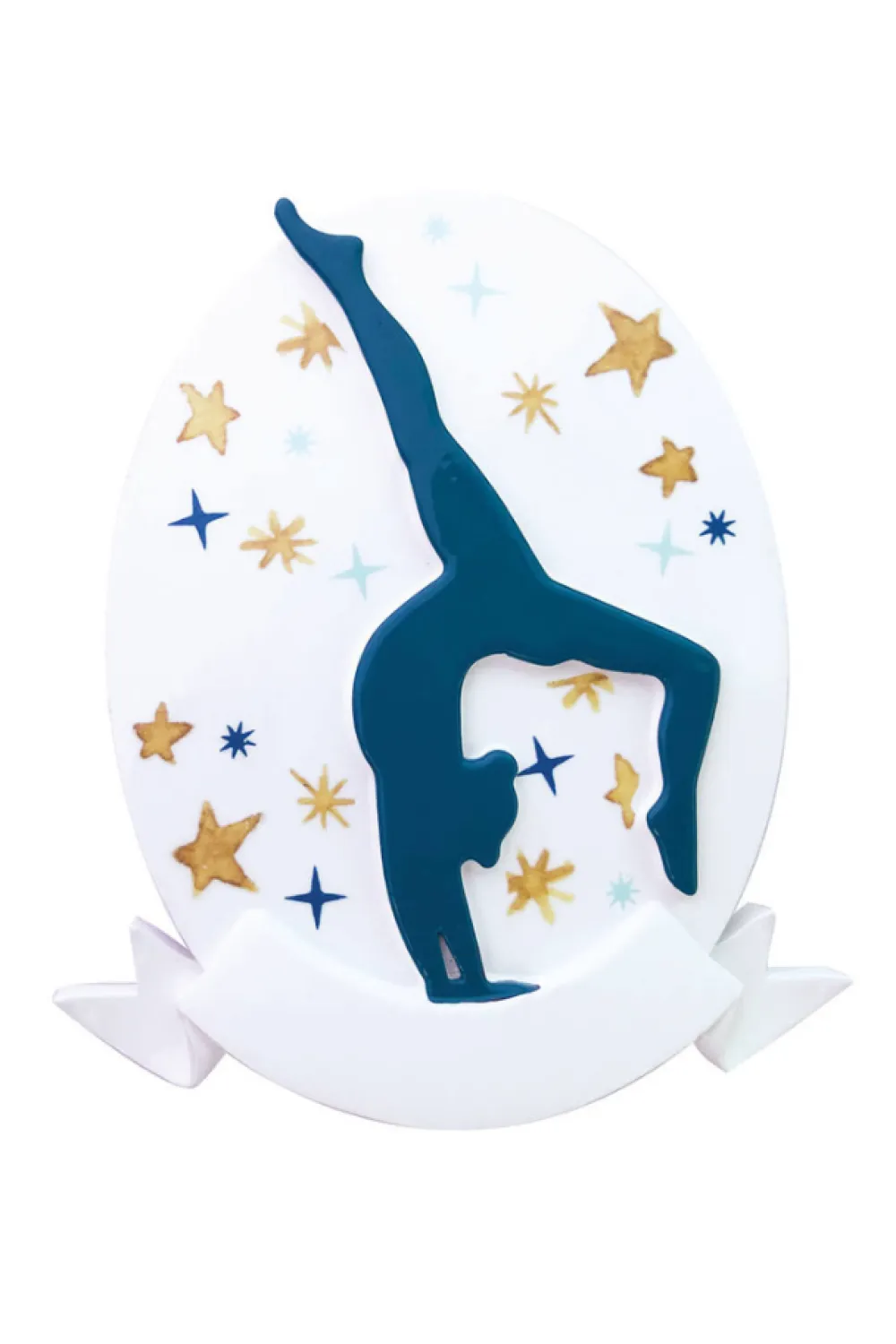 Decorator's Warehouse 3.5" Child Gymnast Customizable Ornament > Christmas Ornaments|Christmas Decor