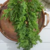 Decorator's Warehouse 32” Christmas Cedar/Hemlock Swag > Cardinal|Natural Greenery