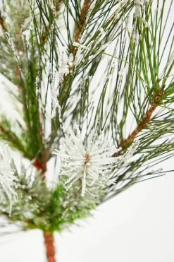 Decorator's Warehouse 24" Christmas Flocked Pine Spray > Tinsel & Pine|Christmas Decor