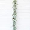 Decorator's Warehouse 6' Christmas Frosted Arrowhead Garland > Natural Greenery|Christmas Decor