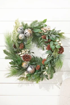 Decorator's Warehouse 24" Christmas Jingle/Berry Wreath > Christmas Sale|Christmas Decor