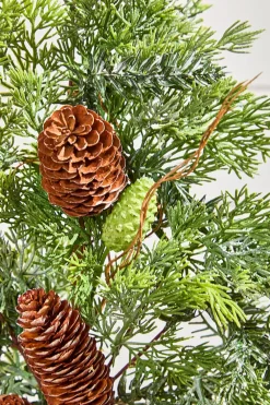 Decorator's Warehouse 26" Christmas Pinecone Spray > Natural Greenery|Christmas Sprays