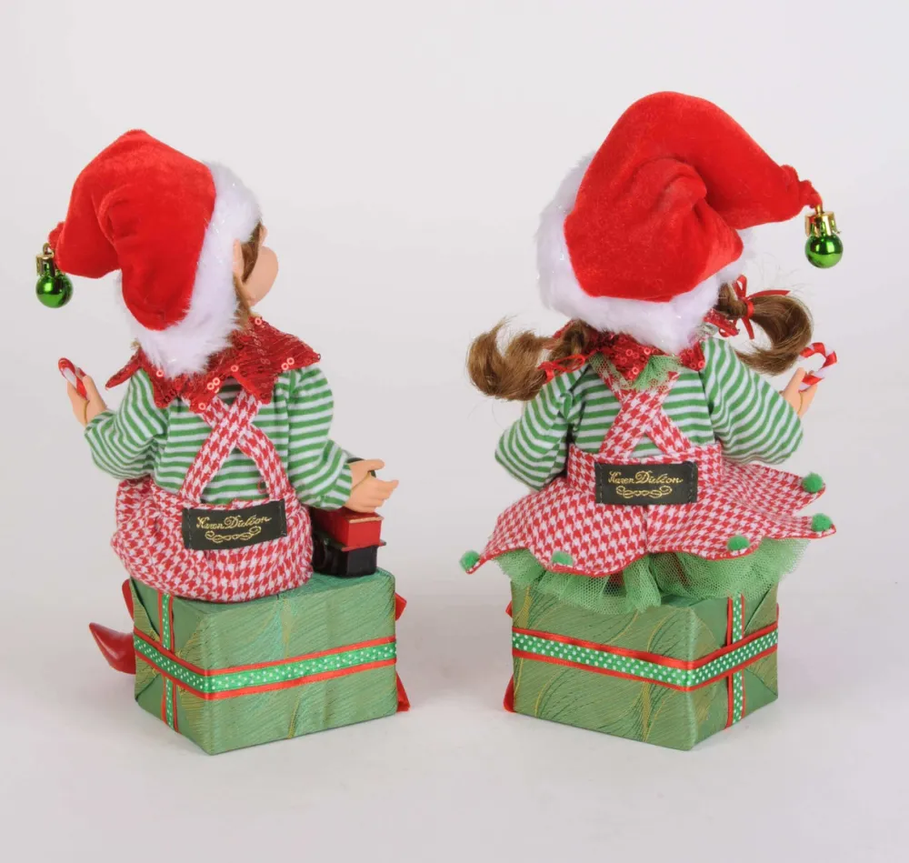 Decorator's Warehouse Christmas Presents Elf Set > Karen Didion