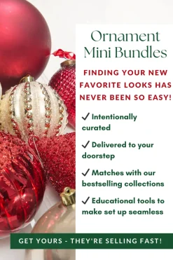 Decorator's Warehouse Classic Christmas Ornaments Mini Bundle > Christmas Decor|Christmas Ornaments