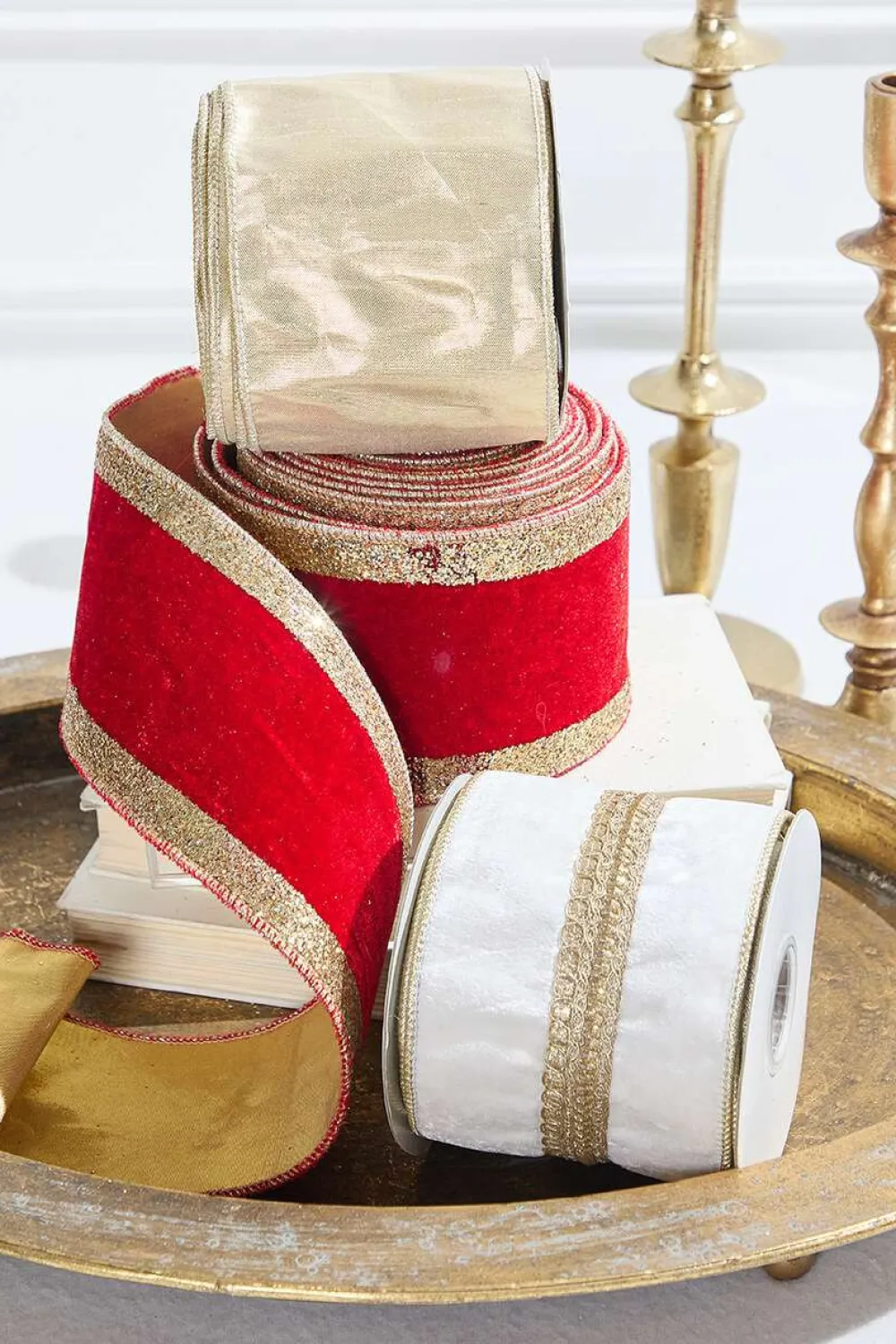 Decorator's Warehouse Classic Christmas Ribbon Mini Bundle > Christmas Ribbon|Ribbon Mini Bundles