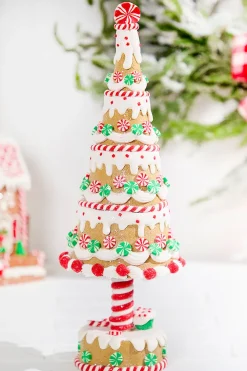 Decorator's Warehouse 16" Claydough Peppermint Sweets Tree > Christmas Decor|Christmas Accents