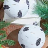 Decorator's Warehouse 15 Cm Birch Ball Christmas Ornaments-Set of 2 > Boxed Sets|Christmas Decor