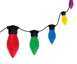 Decorator's Warehouse C9 Multi Faceted 25 LED Light Set > Outdoor Lighting|Christmas Decor