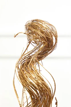Decorator's Warehouse 22 " Coco Curly Ting Ting Bundle Of 50 - Gold > Christmas Sprays|Christmas Decor