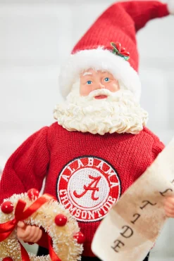 Decorator's Warehouse 12" Collegiate Team Santa, Alabama > College Santas|Santas & Angels