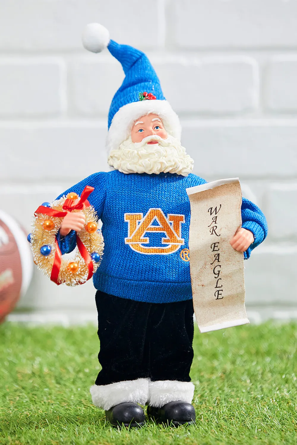 Decorator's Warehouse 12" Collegiate Team Santa, Auburn > College Santas|Santas & Angels