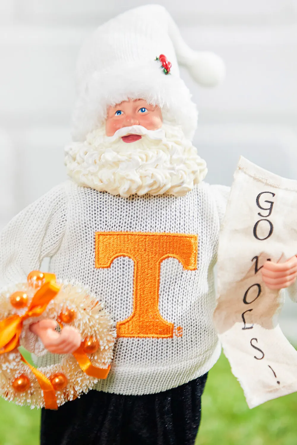 Decorator's Warehouse 12" Collegiate Team Santa, Tennessee > College Santas|Santas & Angels