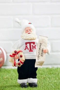 Decorator's Warehouse 12" Collegiate Team Santa, Texas A&M > College Santas|Santas & Angels