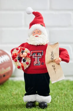 Decorator's Warehouse 12" Collegiate Team Santa, Texas Tech > College Santas|Santas & Angels