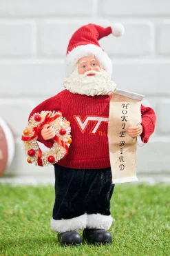 Decorator's Warehouse 12" Collegiate Team Santa, Virginia Tech > College Santas|Santas & Angels