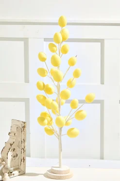 Decorator's Warehouse 22.5" Colorful Flocked Egg Tree > Easter Table Decor|Easter Decor