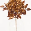 Decorator's Warehouse 14" Copper Berry Bunch Metallic Stem > Winter Woodland|Christmas Sprays