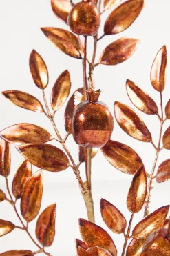 Decorator's Warehouse 26" Copper Metallic Pomegranate Stem > Winter Woodland|Christmas Sprays