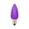 Decorator's Warehouse C9 Platinum Elite LED SMD Bulb (25 bulbs/bag) - Faceted, Purple > C9 Bulbs|Christmas Decor