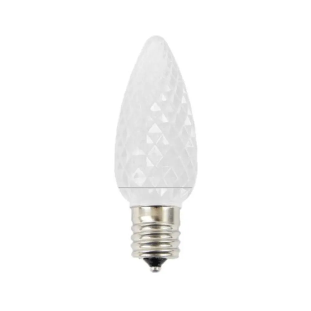 Decorator's Warehouse C9 Platinum Elite LED SMD Bulb (25 bulbs/bag) - Faceted, Cool White > C9 Bulbs|Christmas Decor