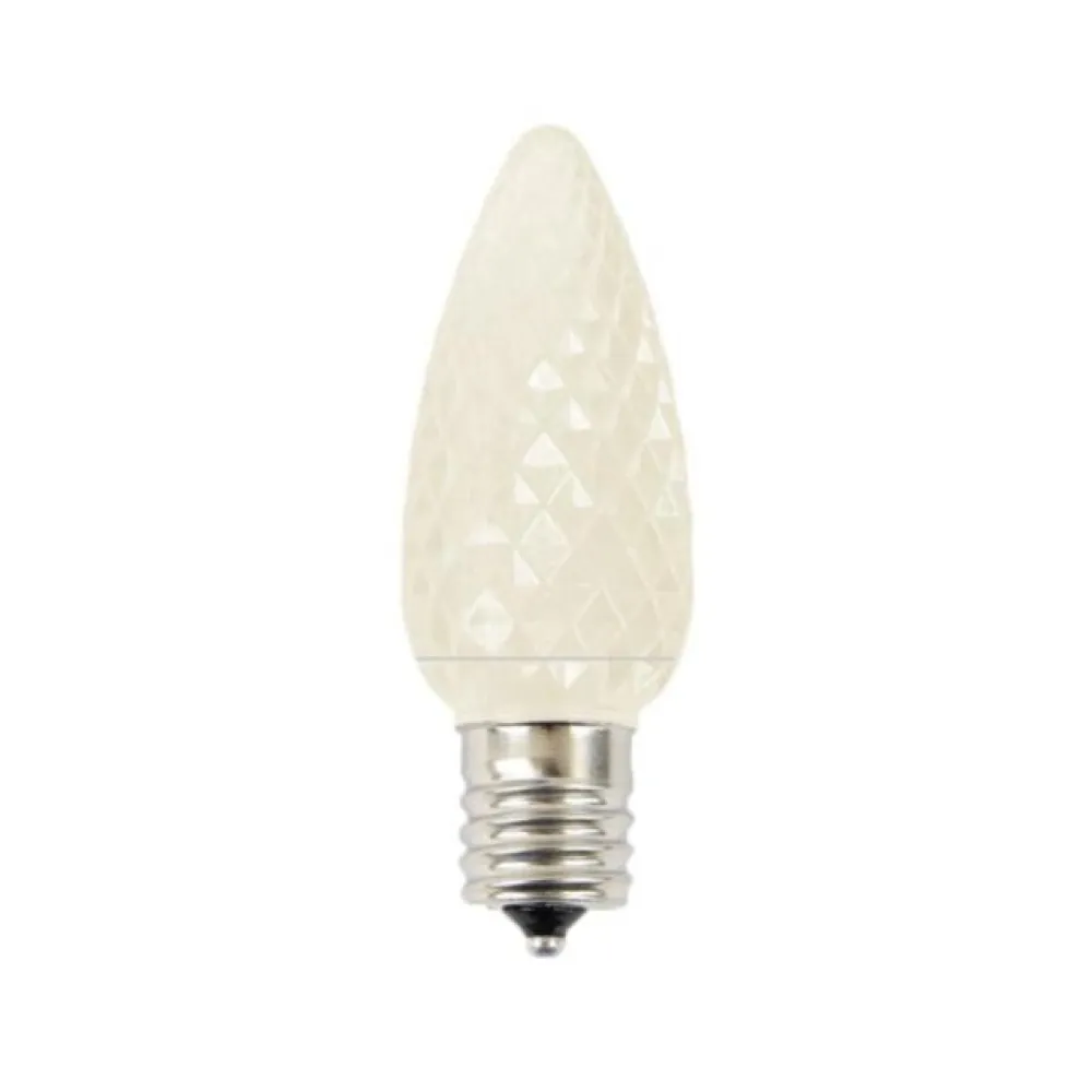 Decorator's Warehouse C9 Platinum Elite LED SMD Bulb (25 bulbs/bag) - Faceted, Warm White > C9 Bulbs|Christmas Decor