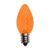 Decorator's Warehouse C7 Platinum Elite LED SMD Bulbs (25 bulbs/bag) - Faceted, Orange > Outdoor Lighting|C7 Bulbs