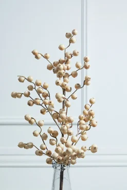 Decorator's Warehouse 29” Crabapple Spray - Griege > Christmas Sprays|Christmas Decor