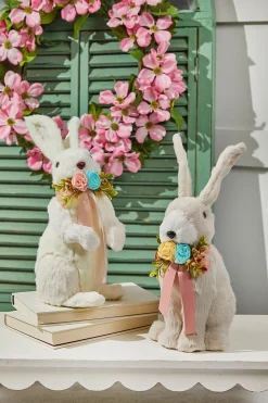 Decorator's Warehouse 12.25” Crafted Easter Bunny Figurine > Easter Table Decor|Easter Decor
