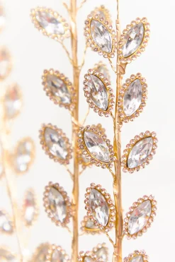 Decorator's Warehouse 30" Crystal & Gold Jewel Spray > Christmas Sprays|Christmas Decor